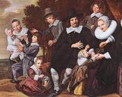 弗朗斯 哈尔斯 : Family Group In A Landscape